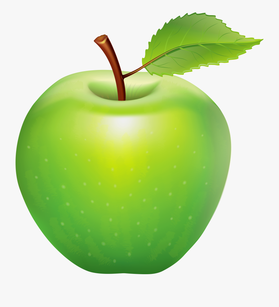 Apple Clipart Art Green, Transparent Clipart