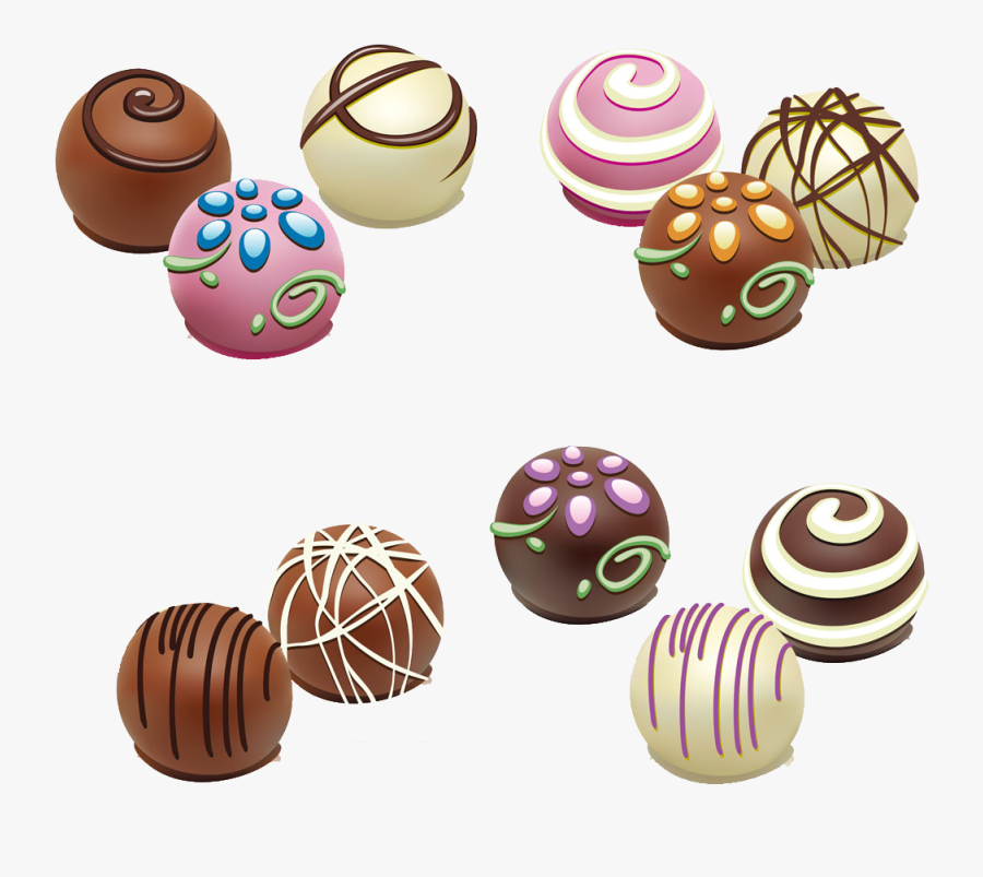Chocolate Truffle Bar White - Chocolate Truffle Clip Art, Transparent Clipart