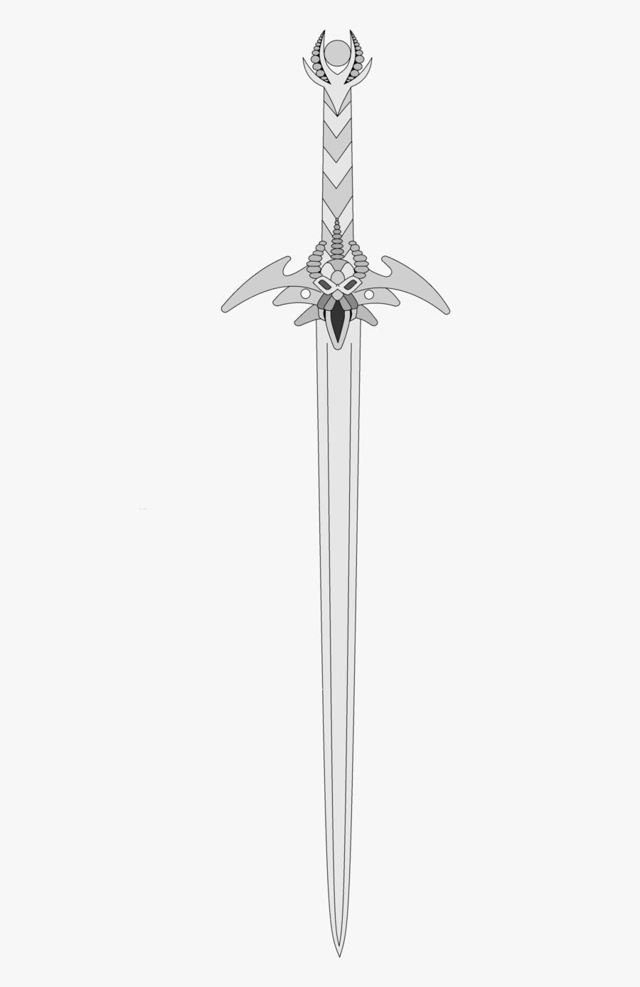 Transparent Pirate Sword Clipart - Angels Of Death Sword Tattoo For Men, Transparent Clipart