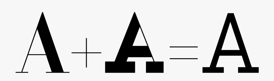 Beauty And Ugliness In Type Design - Triangle, Transparent Clipart