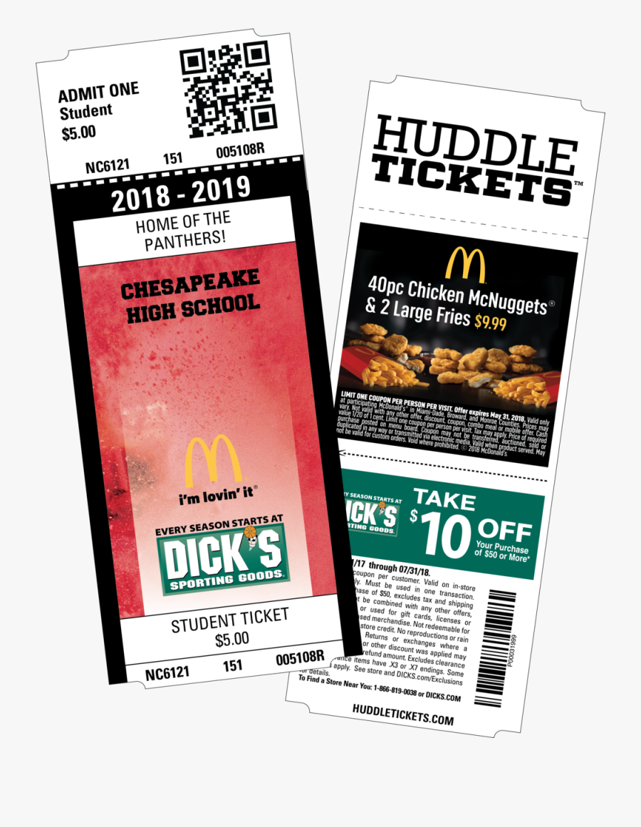 Tickets Png - Huddle Tickets, Transparent Clipart