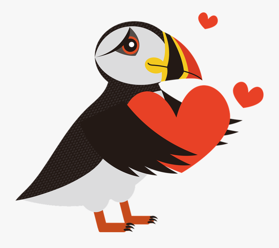 Transparent Puffin Png - Lunde Fugl Png, Transparent Clipart