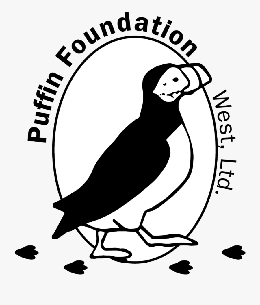 Puffin - Puffin Foundation West Logo, Transparent Clipart