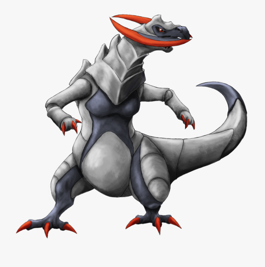 Shiny Haxorus By Howling-wolf - Shiny Haxorus, Transparent Clipart