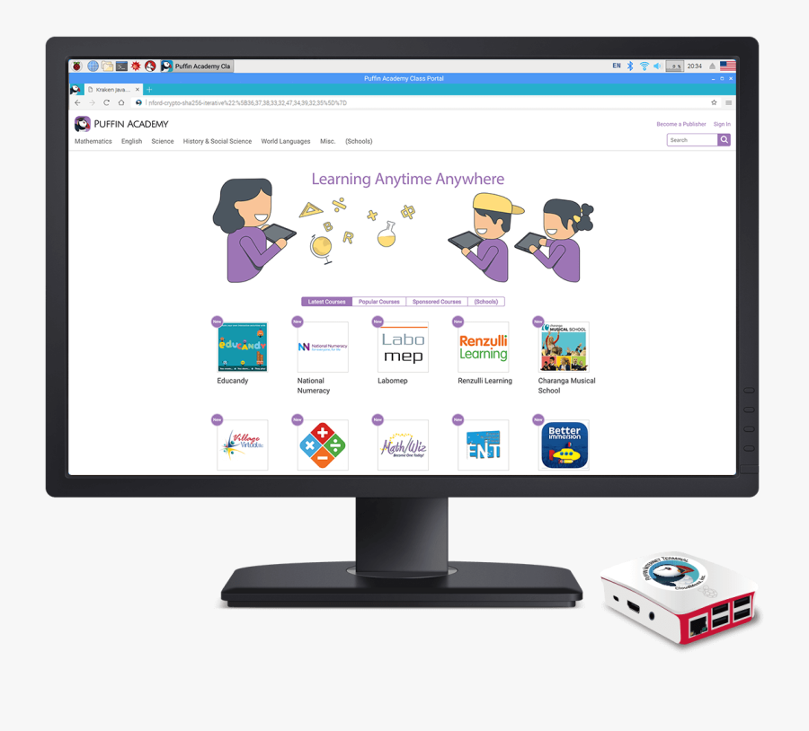 Puffin Internet Terminal - Computer, Transparent Clipart