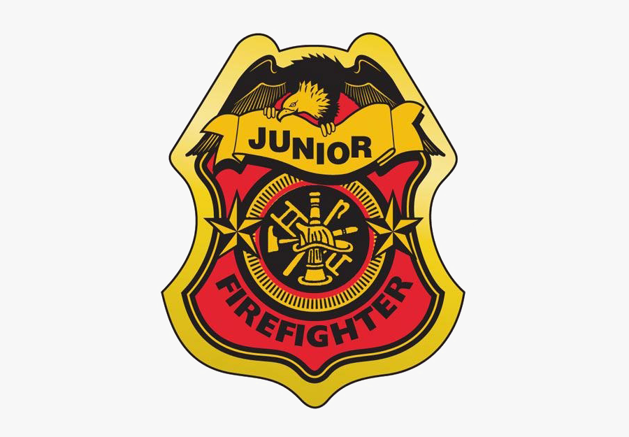 Junior Firefighter Logo Vector, Transparent Clipart