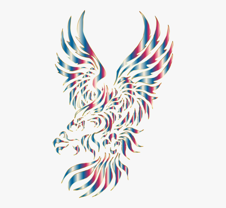 Neck,wing,fictional Character - Eagle Tattoo, Transparent Clipart