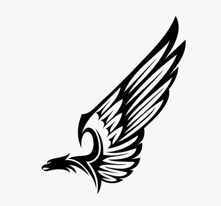 Half Wings Png Hd - Wing Eagle Vector Png, Transparent Clipart