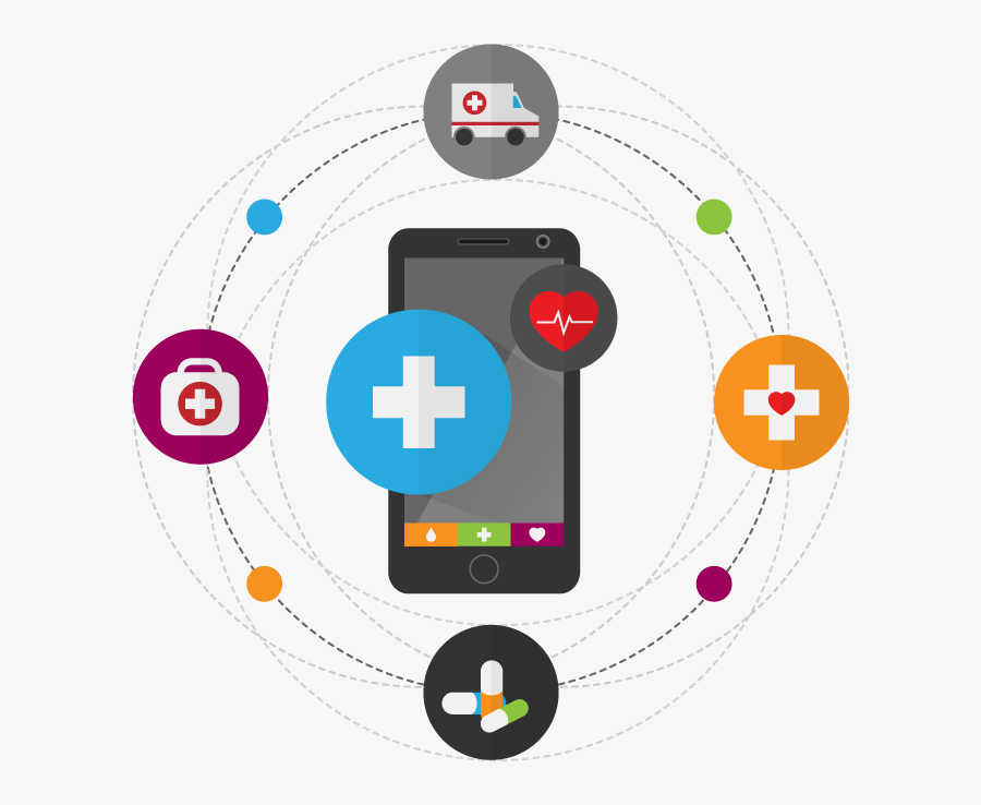 Healthcare Apps For Patient - App Social And Care, Transparent Clipart