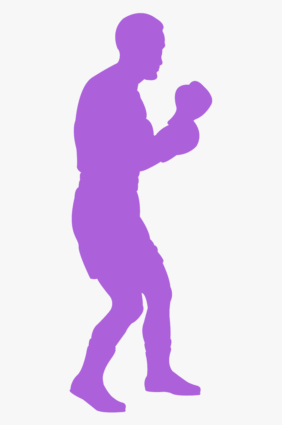 Боксер Силуэт, Transparent Clipart