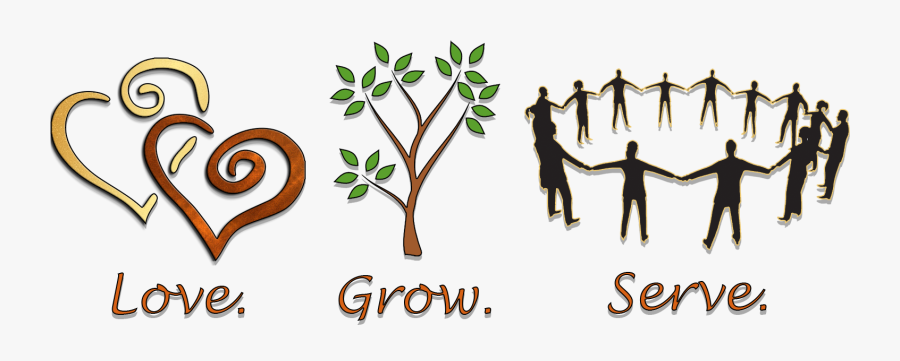 Rolling Hills Baptist Church - Love Grow Serve Clipart , Free
