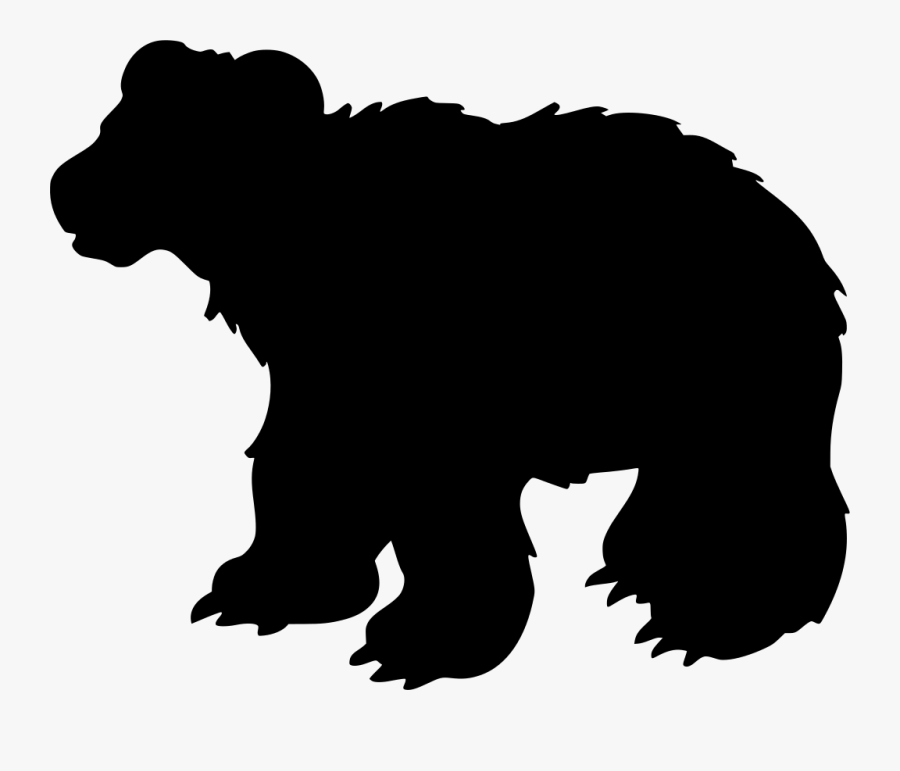 Vector Grizzly Bear Clipart - Gambar Kartun Hewan Beruang, Transparent Clipart