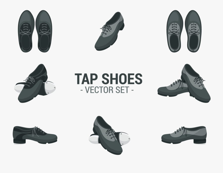 Tap Shoes Icons Vector - Tango Shoes Vector Png, Transparent Clipart