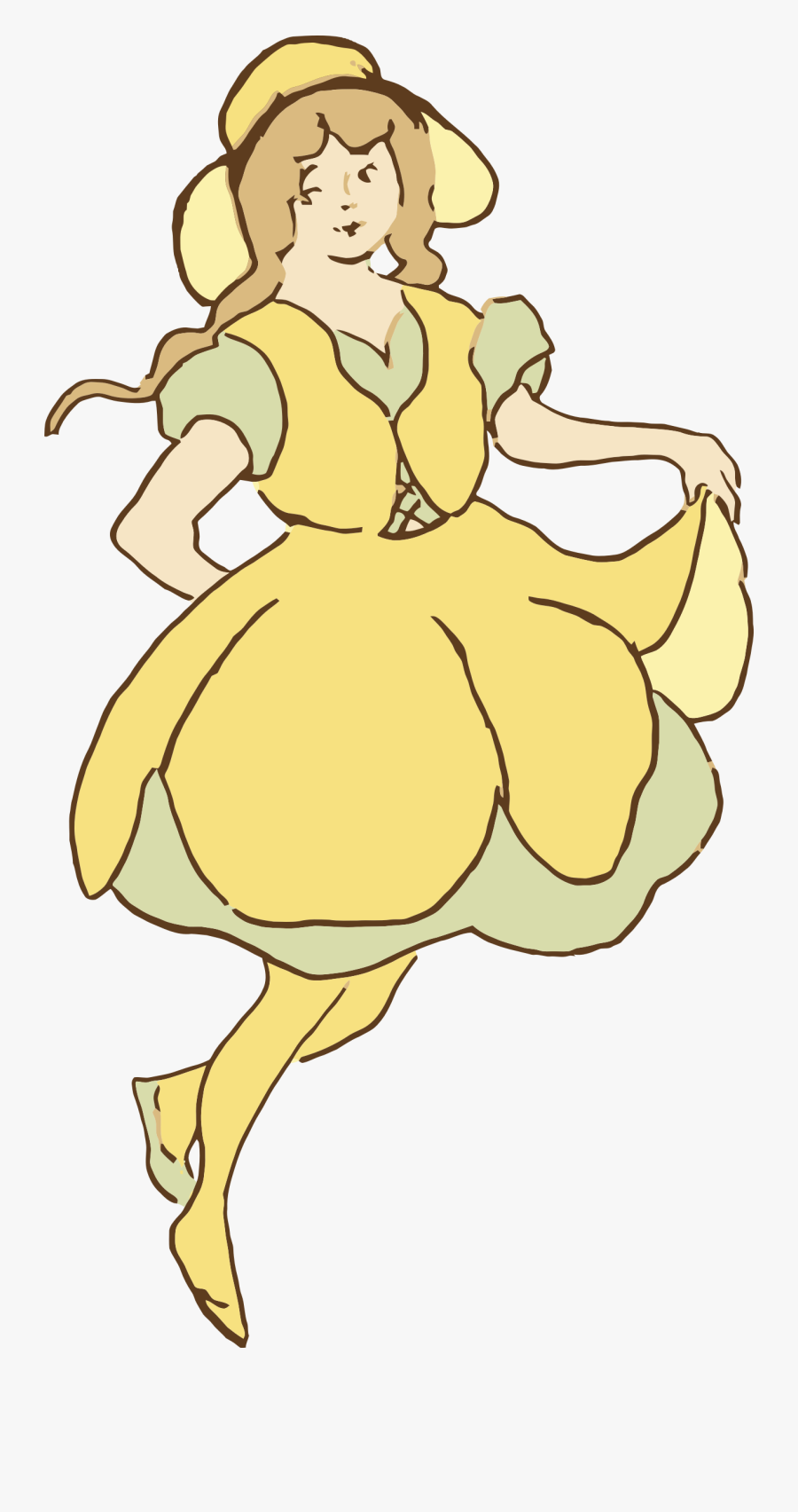 Lass Clipart, Transparent Clipart