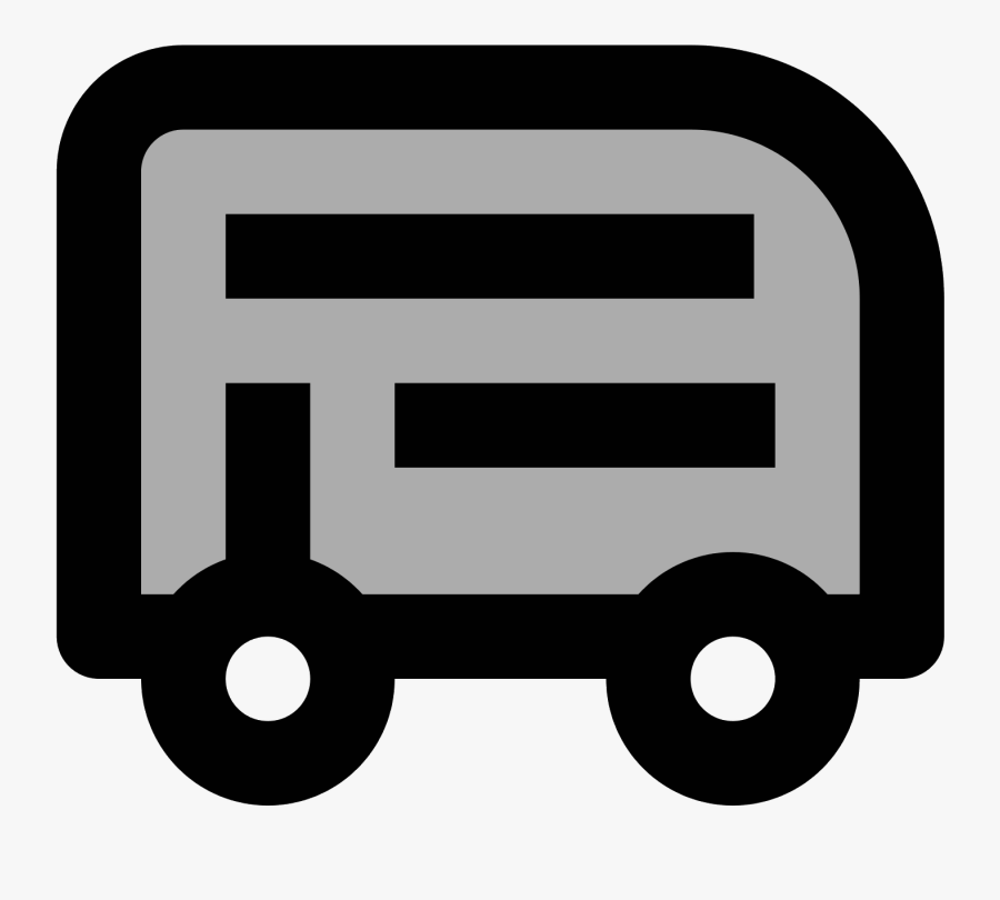 Double Decker Bus Icon Clipart , Png Download, Transparent Clipart