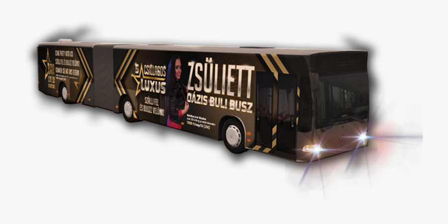 Transparent Party Bus Png - Zsüliett Partybusz, Transparent Clipart