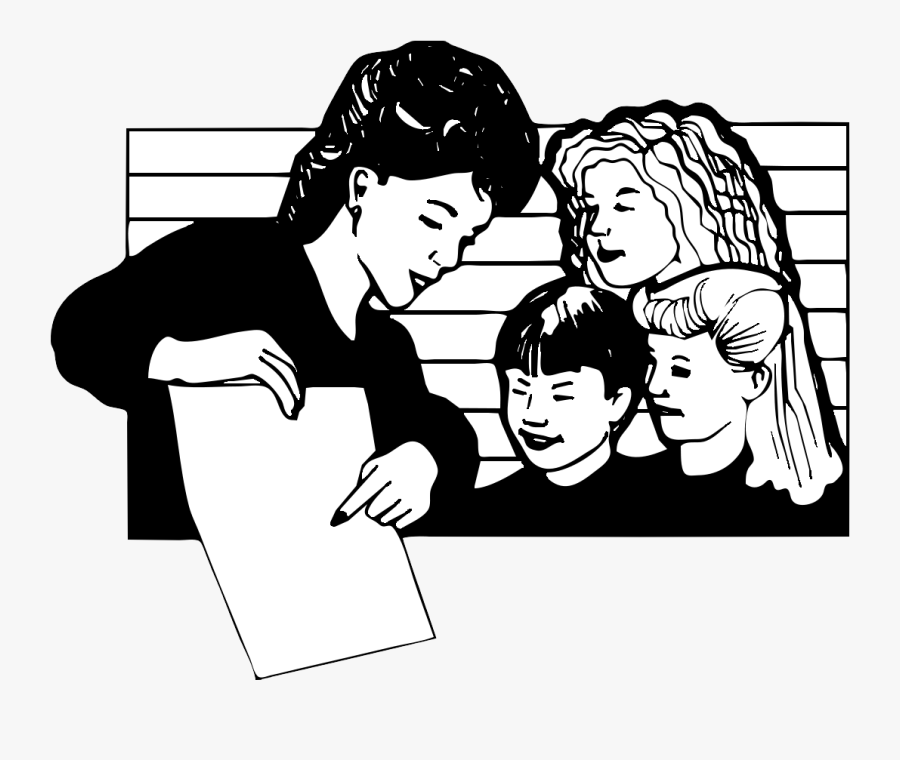 Teacher Png Clipart Png - Teaching Clipart Black And White Png, Transparent Clipart