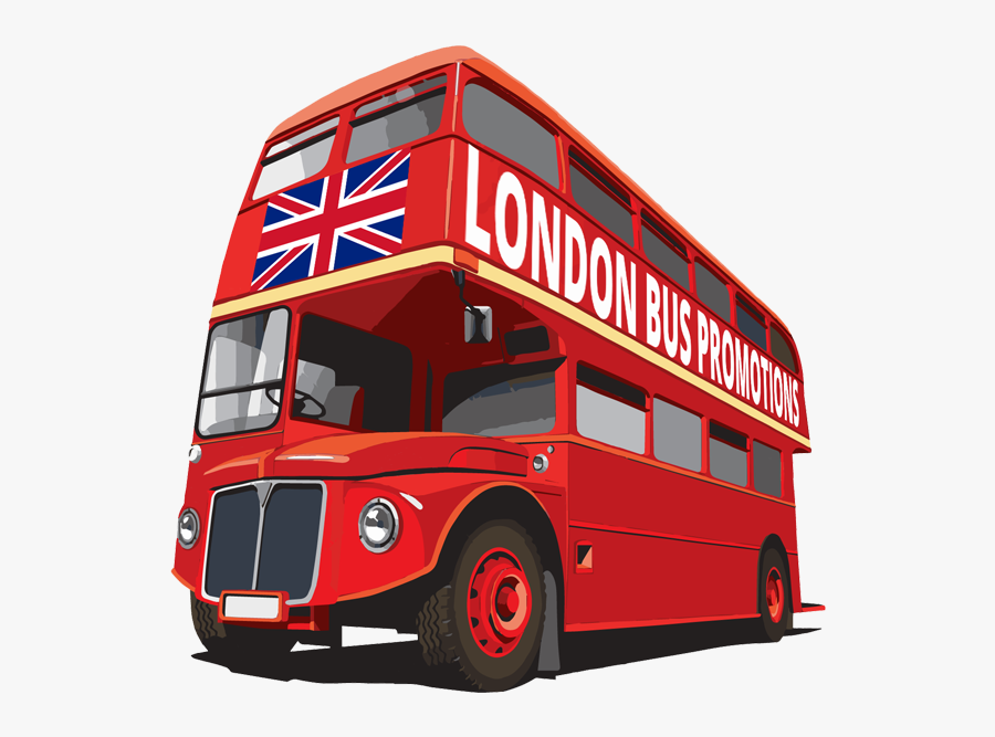 Double Decker Bus London Png, Transparent Clipart