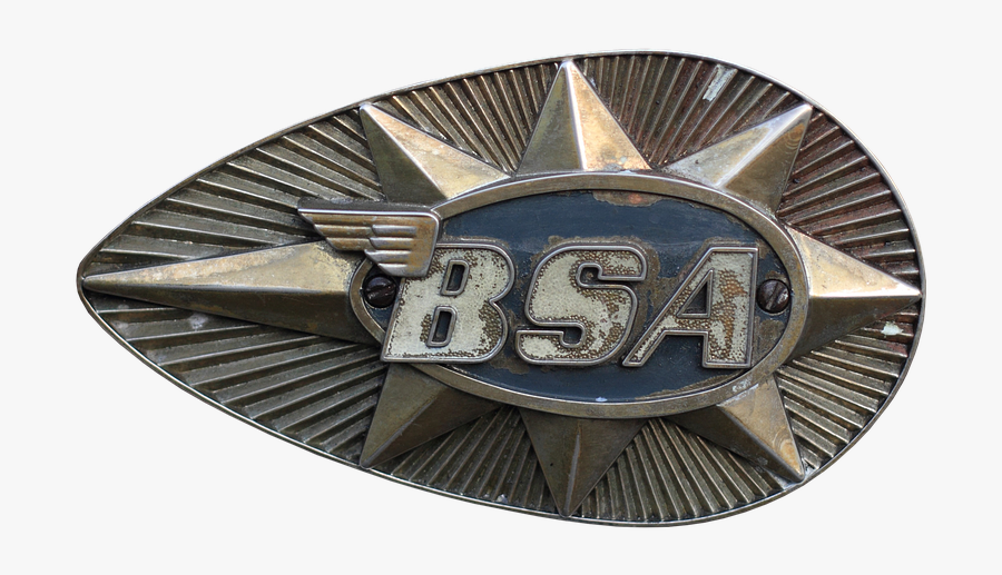 Emblem, Tank, Page, Bsa, Krad, Motorcycle, Old - Spectrum Round, Transparent Clipart