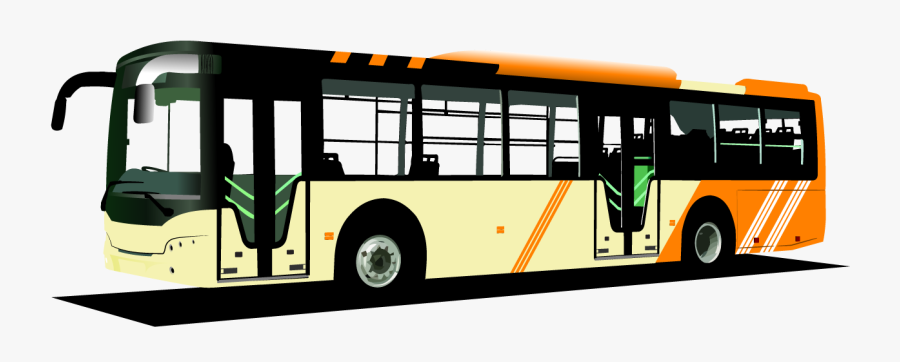 Clipart Bus Land Transport - Double Decker Bus Different Colors, Transparent Clipart