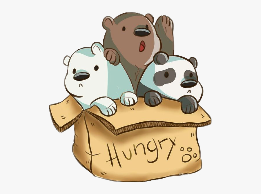 #hungry #escandalosos #panda #pardo #polar #bears #osos - We Bare Bears Wallpaper Hd, Transparent Clipart