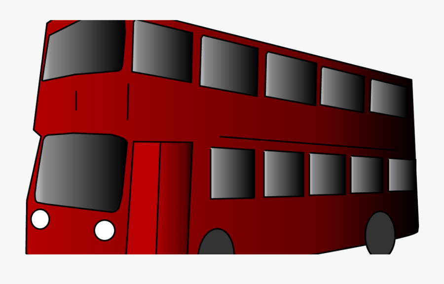 Double-decker Bus, Transparent Clipart