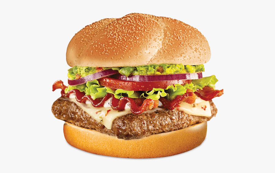 Bacon Quarter Pounder With Cheese, Transparent Clipart