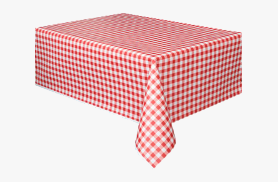 Clip Art Pink Gingham Tablecloth - Black Checkered Table Cloth, Transparent Clipart