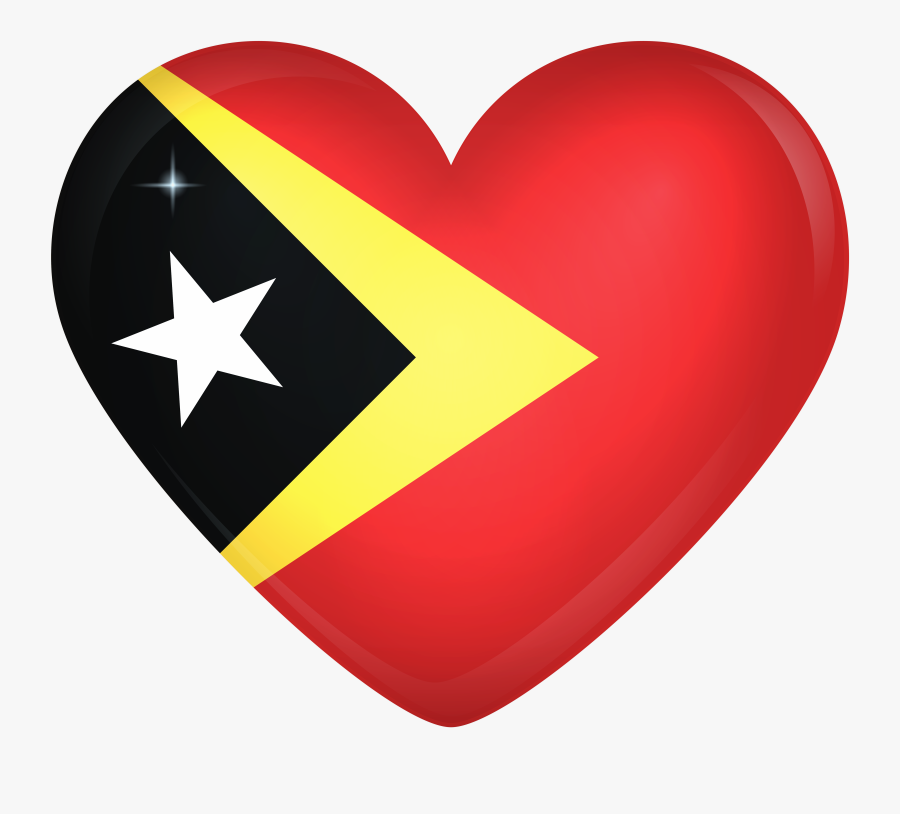 East Timor Flag Round Clipart , Png Download - Timor Leste Flag Icon, Transparent Clipart