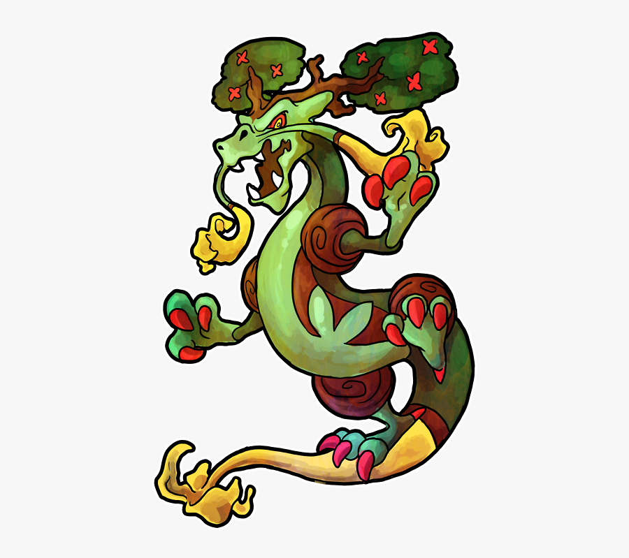 Omnis Region Azure Dragon Of The East Legendary Design - Cartoon, Transparent Clipart