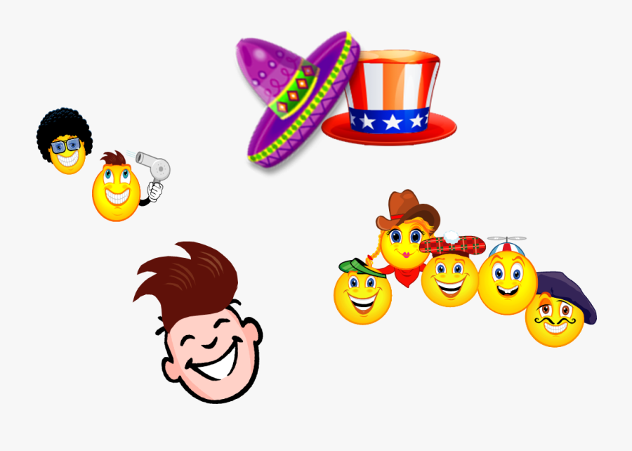 Crazy Clipart Crazy Hair - Smiley, Transparent Clipart