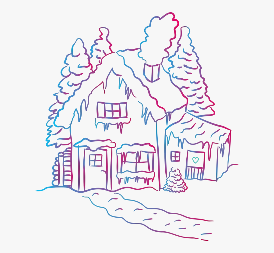 Line Art,art,area - House, Transparent Clipart