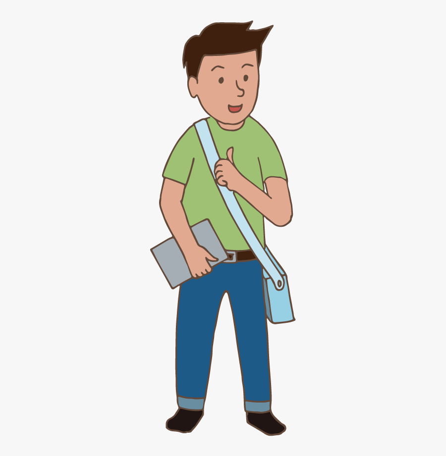 Male Student (illustration, Clip Art) - Male Student Clip Art, Transparent Clipart