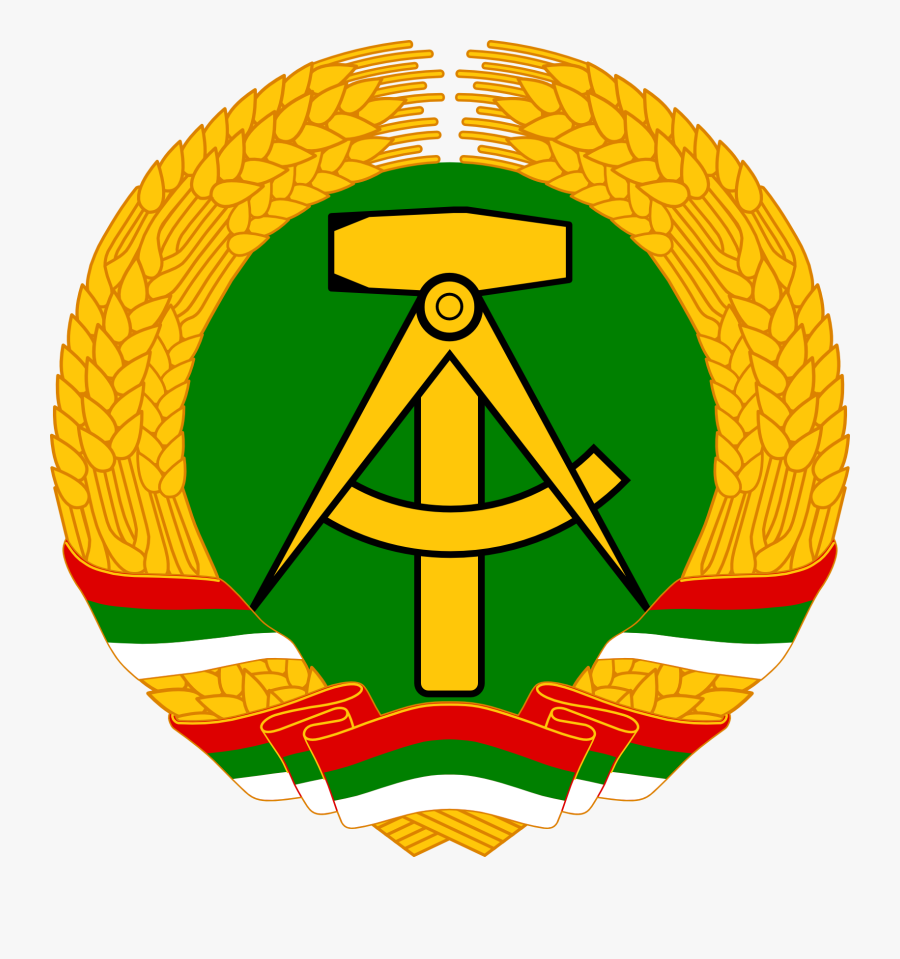 East Germany Clipart Arms - Ddr Coat Of Arms, Transparent Clipart