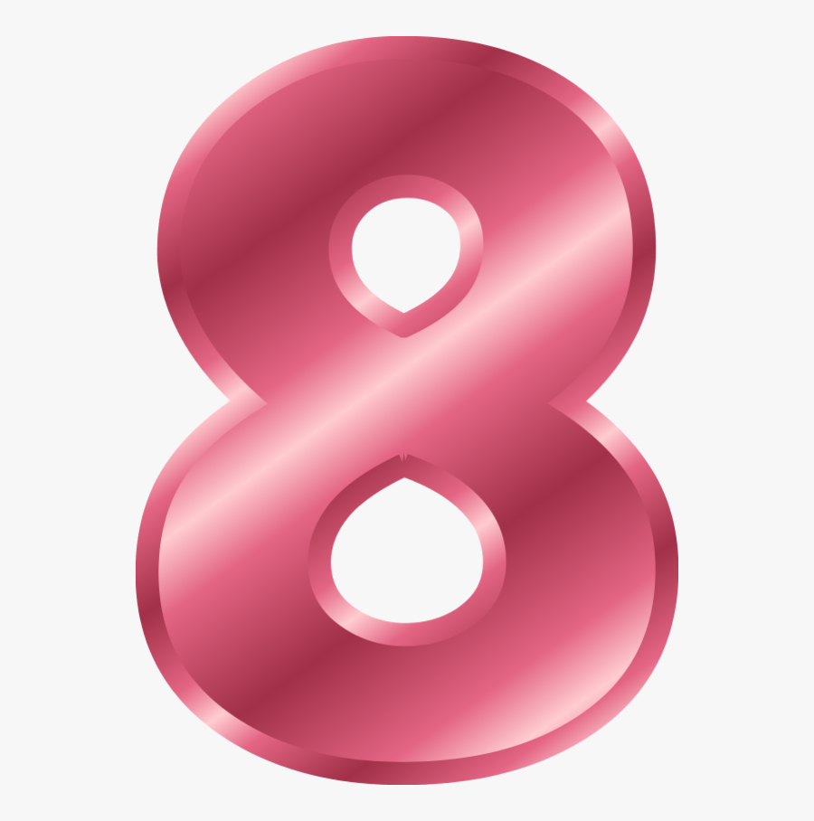 Clip Art Collection Of Free Eyghen - Numerical Number 8, Transparent Clipart
