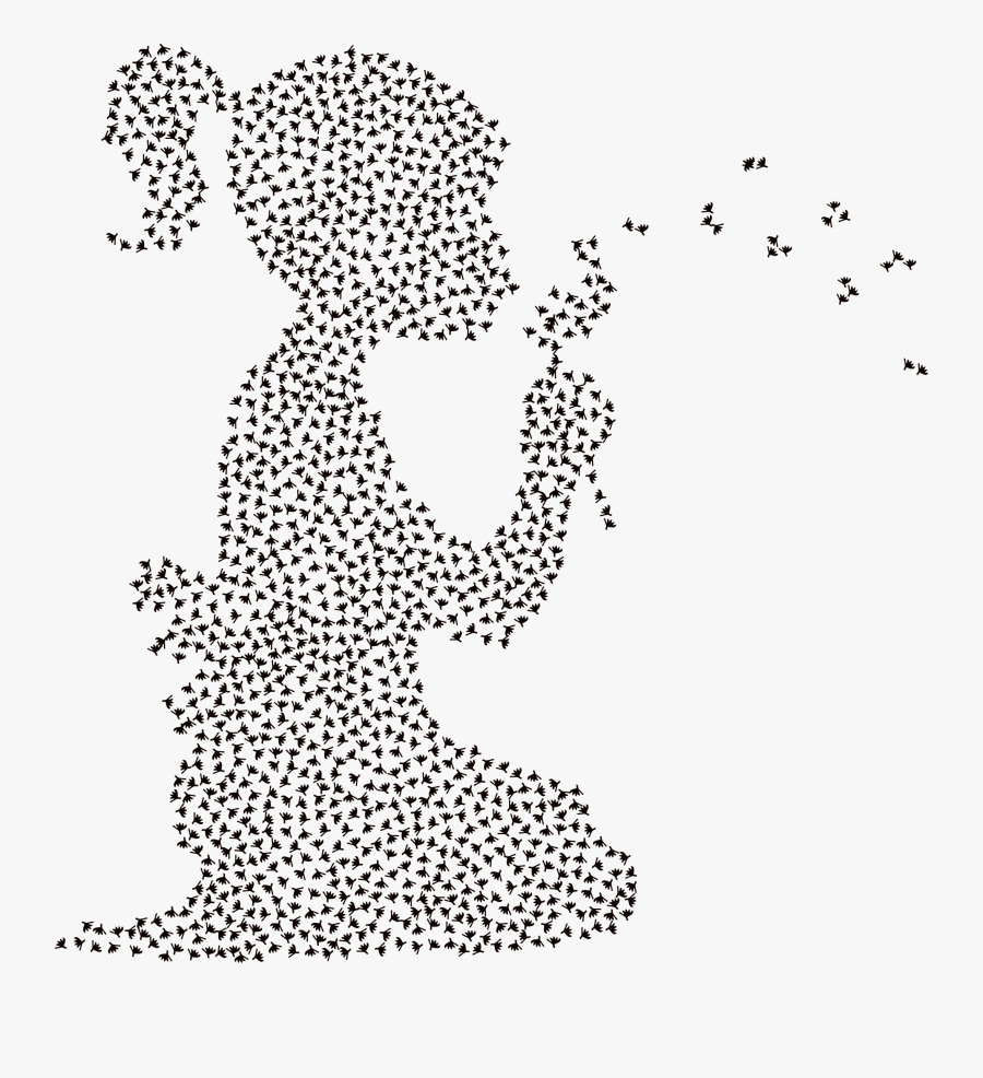 Clipart - White And Black Spotty Dress, Transparent Clipart