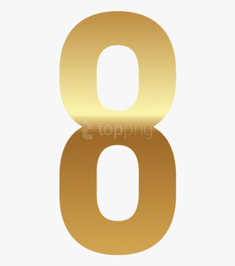 Free Png Download Golden Number Eight Clipart Png Photo - Tissue Paper, Transparent Clipart