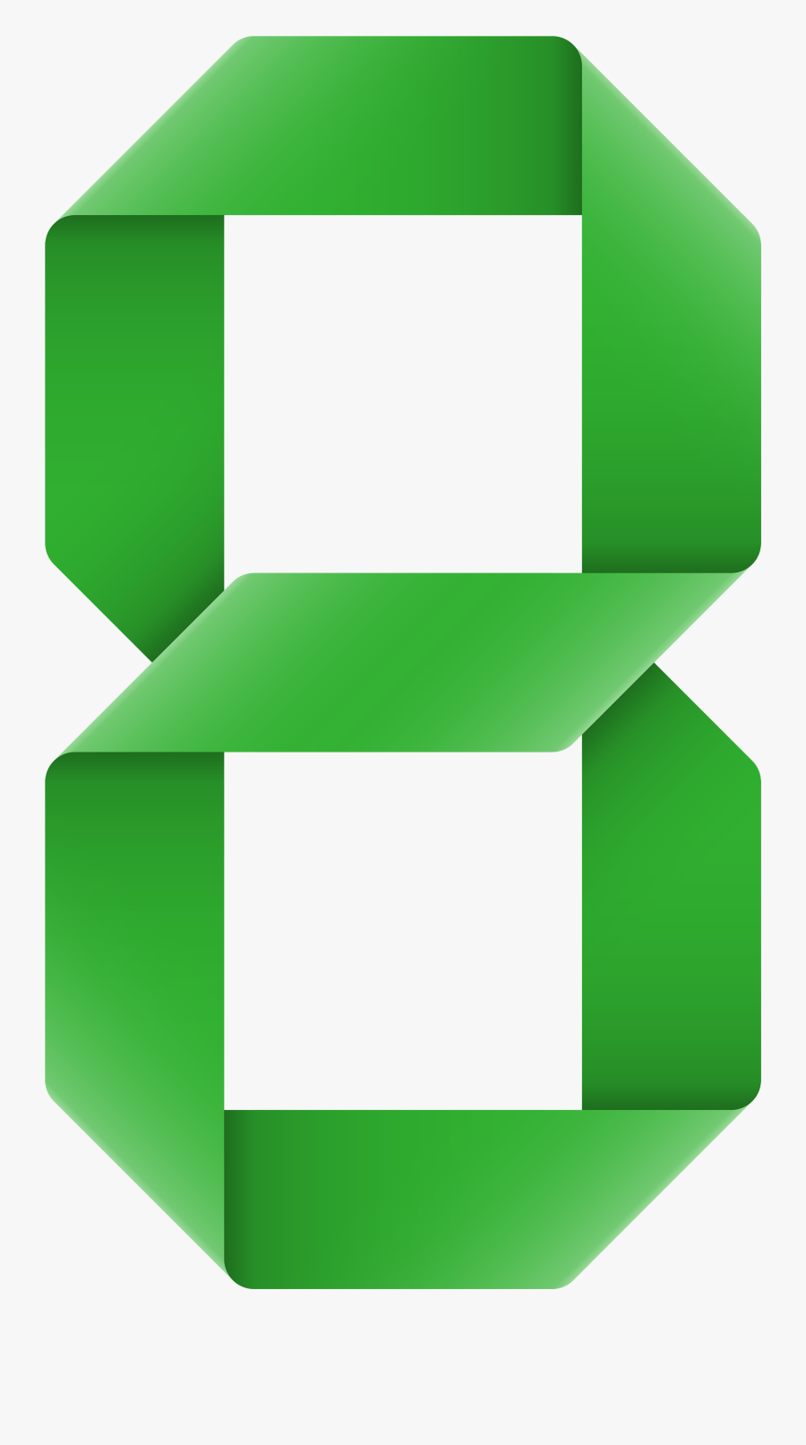 Number Clipart Box - Ribbon Number Png, Transparent Clipart