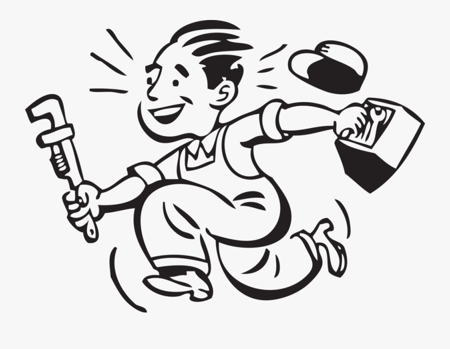 Acute Property Flyscreen Window - Running Man With Tools, Transparent Clipart