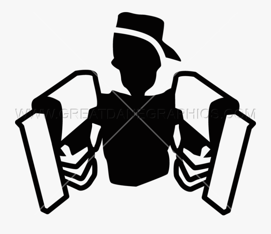 Nailgun Skeleton Production Ready, Transparent Clipart