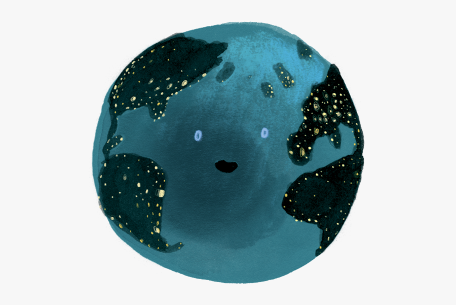 Oliver Jeffers Earth Illustrations, Transparent Clipart
