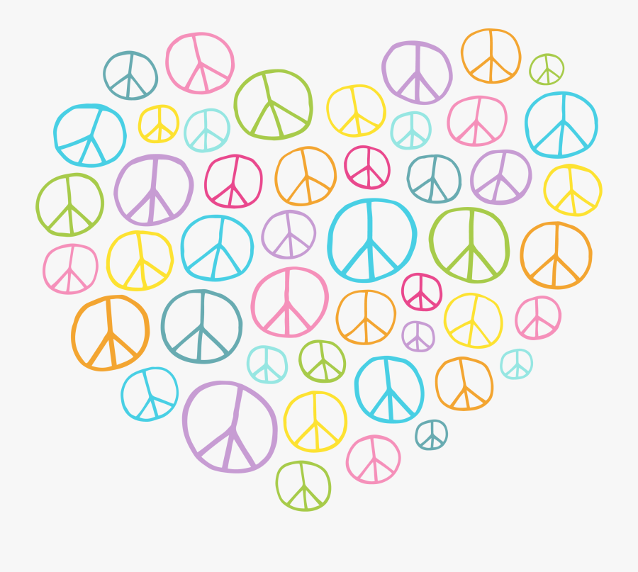 Peace Sign, Transparent Clipart