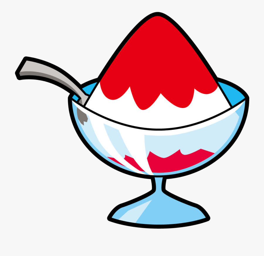 Shaved Ice Kakigōri Slush Snow Cone Clip Art - Shaved Ice Clipart, Transparent Clipart