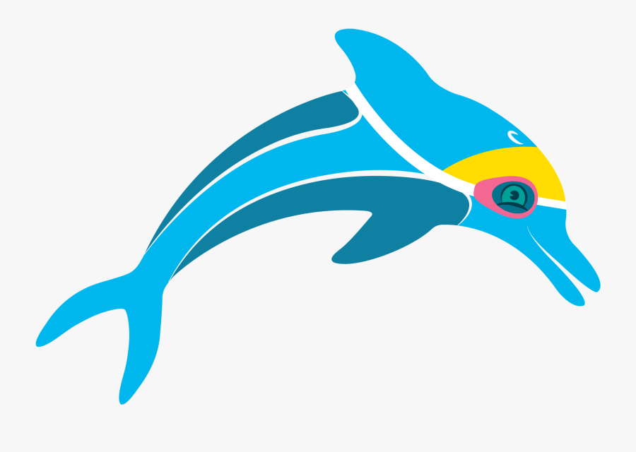 Transparent Dolphin Swimming Clipart - Billfish, Transparent Clipart