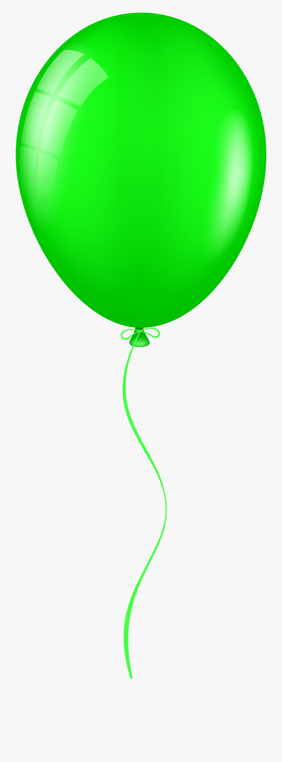 Green Balloon Png Clip Art - Green Balloon Transparent, Transparent Clipart