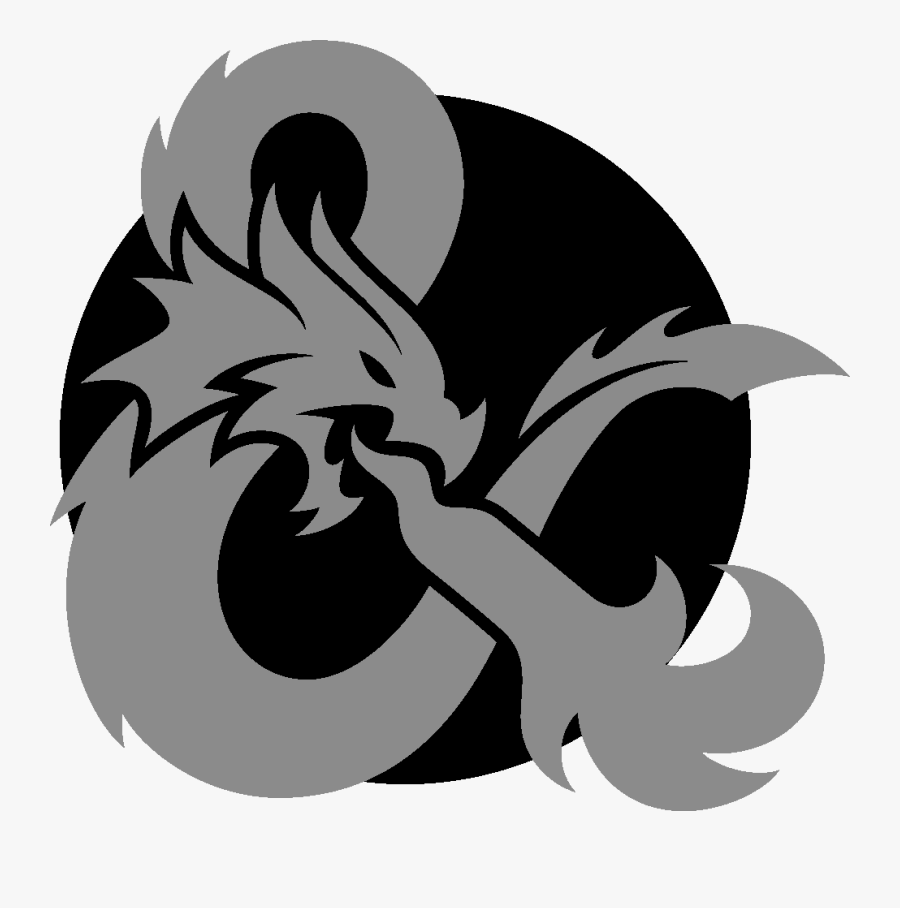 Dungeons And Dragons Discord - Dungeons And Dragons Logo White, Transparent Clipart