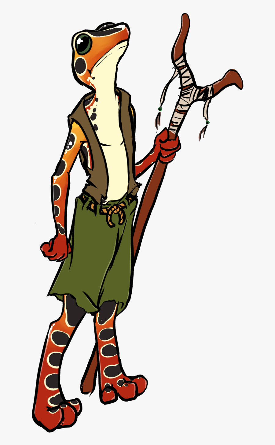 Character Portraits, Dungeons And Dragons, Dungeons - Grippli Monk Dungeons And Dragons, Transparent Clipart