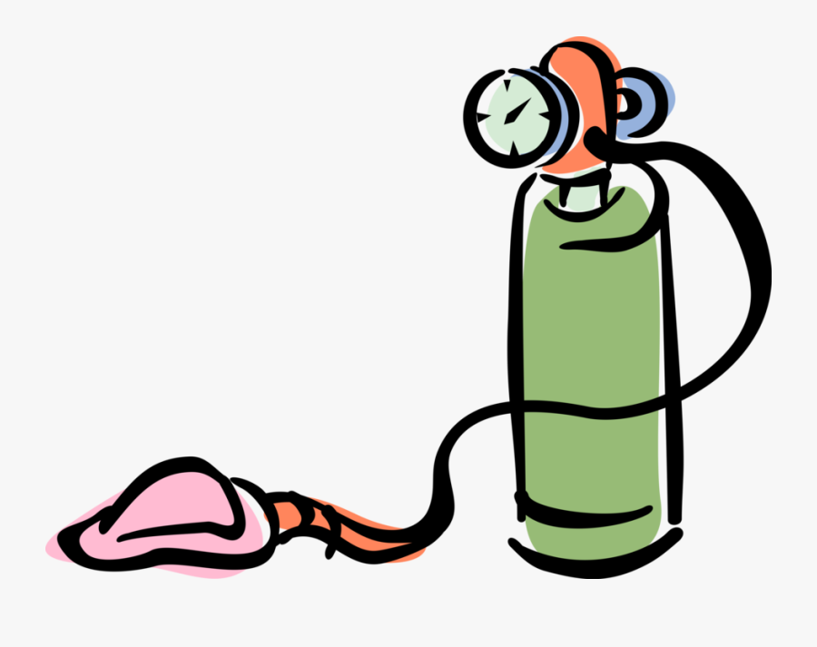 Transparent States Of Matter Clipart - Oxygen Tank Clipart Black And White, Transparent Clipart