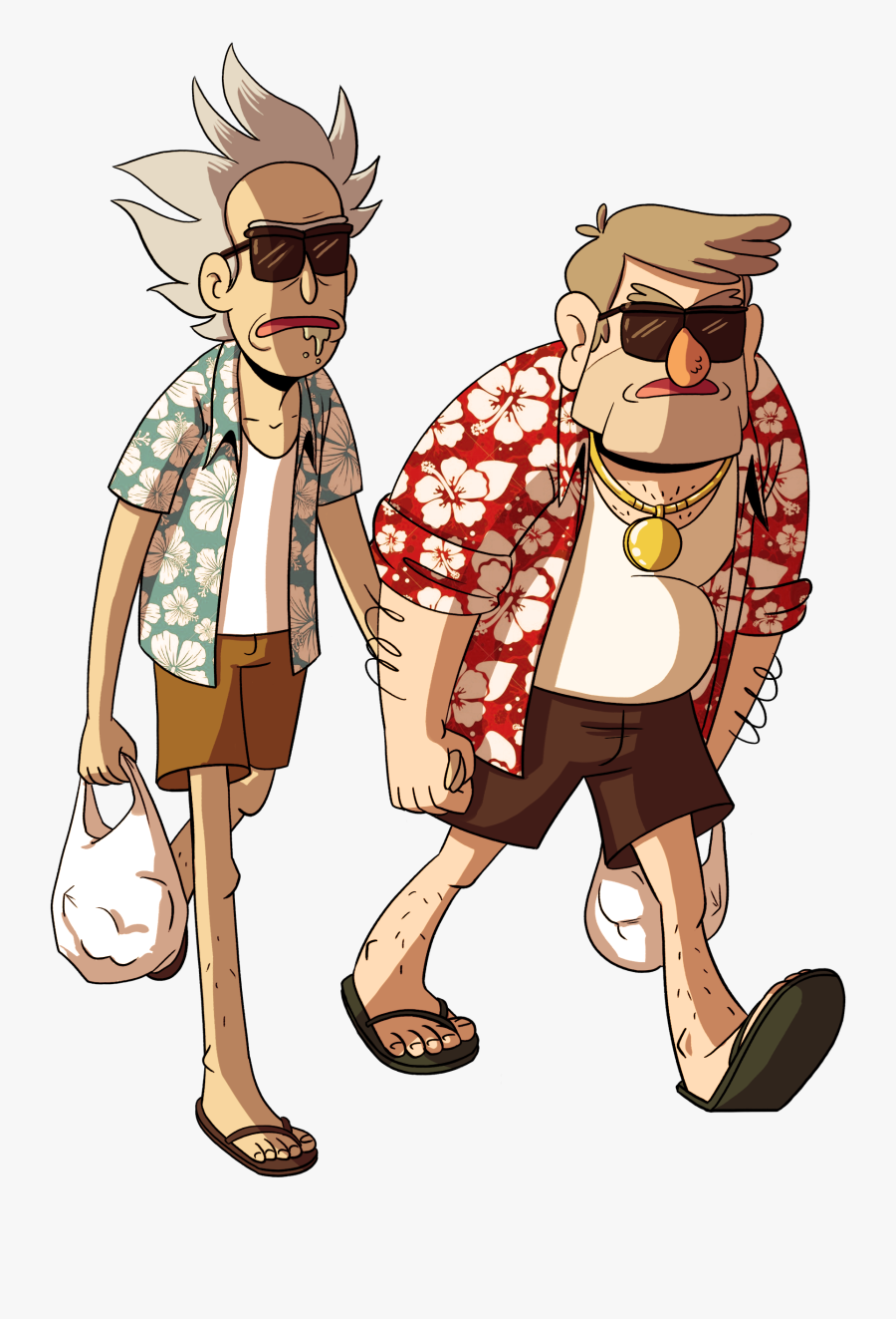 Old Clipart Retired Person - Rick And Morty, Transparent Clipart