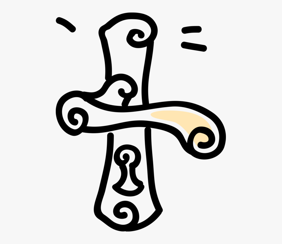 Vector Illustration Of Door Handle Or Knob Manually - Illustration, Transparent Clipart